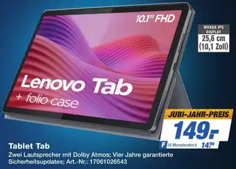 Expert Technomarkt Lenovo Tablet Tab Angebot