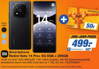 Expert Technomarkt Smartphone Redmi Note 14 Pro+ 5G 8GB + 256GB Angebot