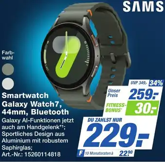 Expert Technomarkt SAMSUNG Smartwatch Galaxy Watch7, 44mm, Bluetooth Angebot