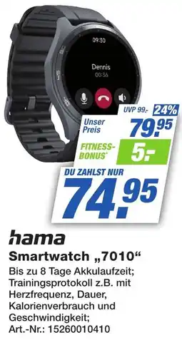 Expert Technomarkt hama Smartwatch ,,7010" Angebot