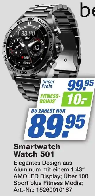 Expert Technomarkt bea-fon Smartwatch Watch 501 Angebot