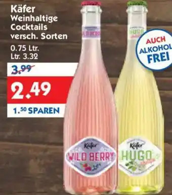 Hol'ab Getränkemarkt Käfer Weinhaltige Cocktails Angebot