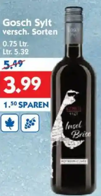 Hol'ab Getränkemarkt Gosch Sylt Angebot