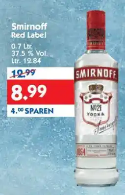 Hol'ab Getränkemarkt Smirnoff Red Label Angebot