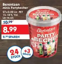 Hol'ab Getränkemarkt Berentzen Minis Partybecher Angebot