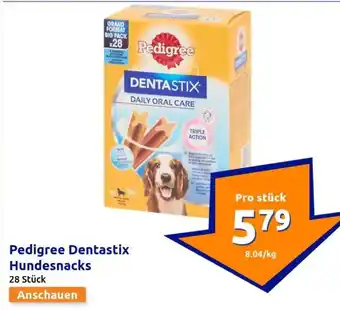 Action Pedigree Dentastix Hundesnacks Angebot