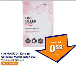 Action the MASK Dr. Korean Skincare-Maske Intensive... Angebot