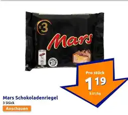 Action Mars Schokoladenriegel Angebot