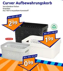 Action Curver Aufbewahrungskorb Angebot