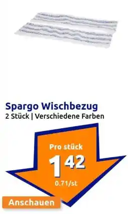 Action Spargo Wischbezug Angebot