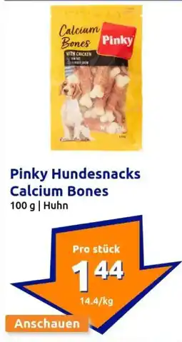 Action Pinky Hundesnacks Calcium Bones Angebot