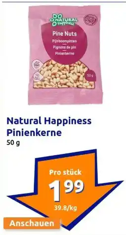 Action Natural Happiness Pinienkerne Angebot