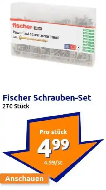 Action Fischer Schrauben-Set Angebot