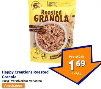 Action Happy Creations Roasted Granola Angebot