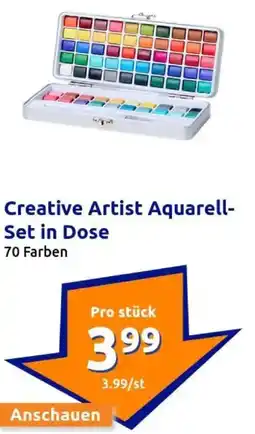 Action Creative Artist Aquarell- Set in Dose Angebot