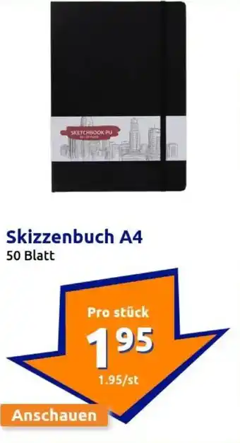 Action Skizzenbuch A4 50 Blatt Angebot