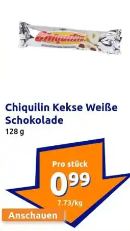 Action Chiquilin Kekse Weiße Schokolade Angebot