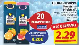 NP Discount EDEKA Herzstücke Premium- Direktsaft Angebot