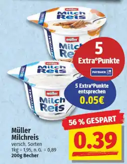 NP Discount Müller Milchreis Angebot