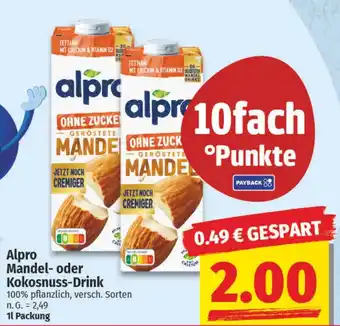 NP Discount Alpro Mandel- oder Kokosnuss-Drink Angebot