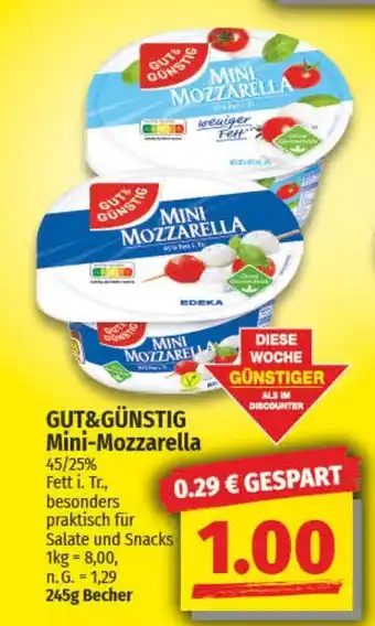 NP Discount GUT&GÜNSTIG Mini-Mozzarella Angebot