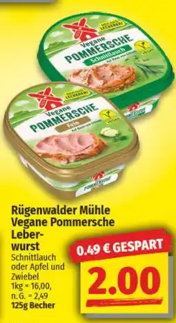 NP Discount Rügenwalder Mühle Vegane Pommersche Leberwurst Angebot