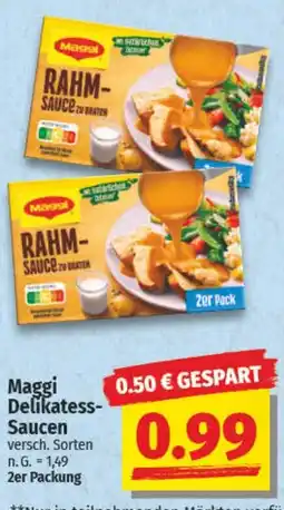 NP Discount Maggi Delikatess- Saucen Angebot