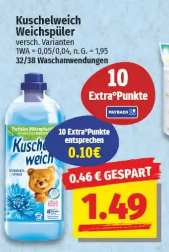 NP Discount Kuschelweich Weichspüler Angebot