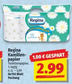 NP Discount Regina Kamillenpapier Angebot