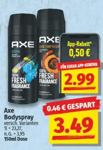 NP Discount Axe Bodyspray Angebot