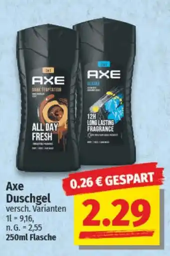 NP Discount Axe Duschgel Angebot