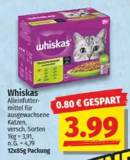 NP Discount Whiskas Alleinfuttermittel Angebot