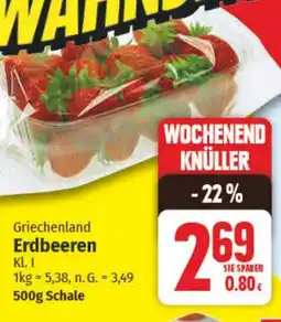 NP Discount Griechenland Erdbeeren Angebot