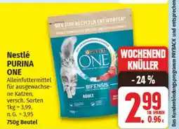 NP Discount Nestlé PURINA ONE Alleinfuttermittel Angebot