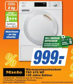 K+B Expert Miele Wärmepumpentrockner TEC 675 WP 125 Jahre Edition Angebot