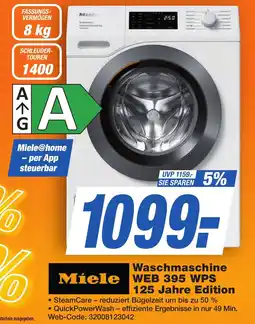 K+B Expert Miele Waschmaschine WEB 395 WPS 125 Jahre Edition Angebot