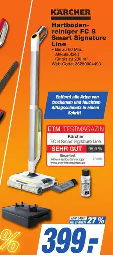 K+B Expert KÄRCHER Hartbodenreiniger FC 8 Smart Signature Line Angebot