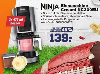 K+B Expert NINJA Eismaschine Creami NC300EU Angebot