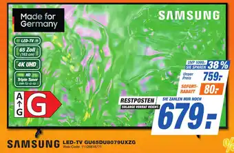 K+B Expert SAMSUNG LED-TV GU65DU8079UXZG Angebot