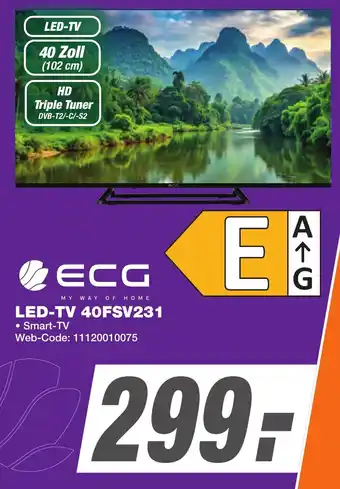 K+B Expert ECG LED-TV 40FSV231 Angebot