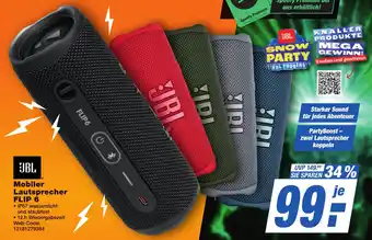 K+B Expert JBL Mobiler Lautsprecher FLIP 6 Angebot