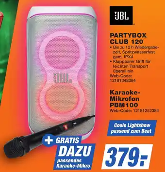 K+B Expert JBL PARTYBOX CLUB 120 Angebot