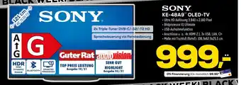 Euronics XXL Sony KE 48A9 OLED TV Angebot