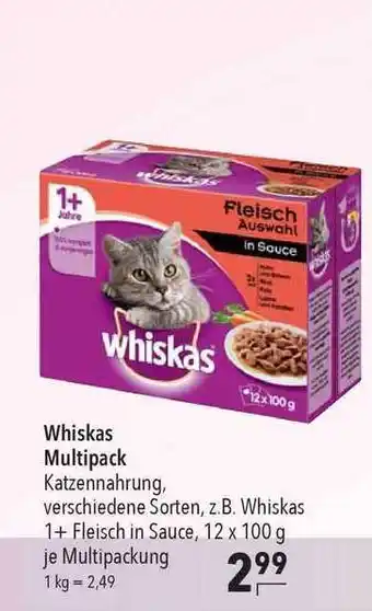 CITTI Markt Whiskas Multipack 12x100g Angebot