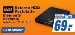 K+B Expert WD Externe HDD- Festplatte Elements Portable Angebot