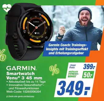 K+B Expert GARMIN Smartwatch Venu 3 45 mm Angebot