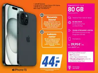 K+B Expert iPhone 15 Angebot