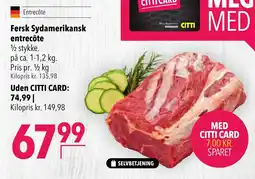 CITTI Markt Fersk Sydamerikansk entrecôte Angebot