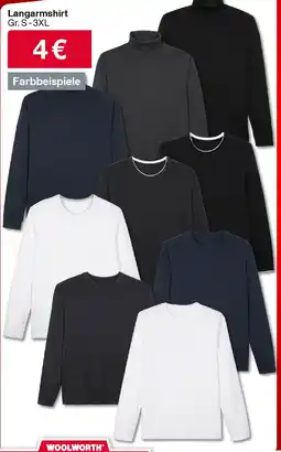 Woolworth Langarmshirt Angebot