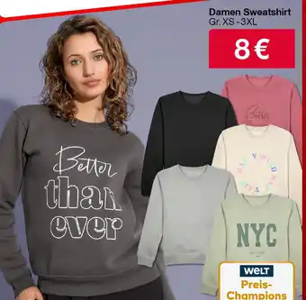 Woolworth Damen Sweatshirt Angebot